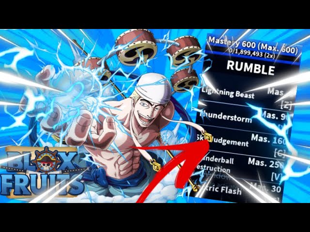 600 Mastery Rumble v2/Awakening Showcase! ANOTHER OP AWAKENING FRUIT!!!