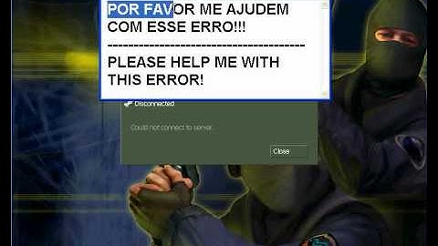 COULD NOT CONNECT TO SERVER!! PLEASE HELP ME WITH THIS ERROR!