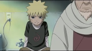 Naruto Sad Moment - Kid Naruto ask the third Hokage about his parents