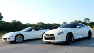 ZR-1 vs GT-R Street Race