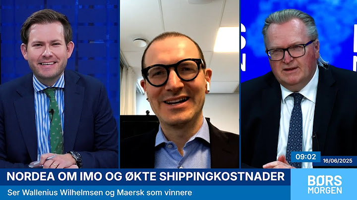 Nye shippingkrav kommer til høsten: Maersk, Wall. Wilhelmsen og tre leverandører blir vinnere