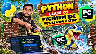 Information 02.PyCharm Installation & Setup on Windows  | Bangla |  Python Programming for Beginners 🐍|ADIB Guide