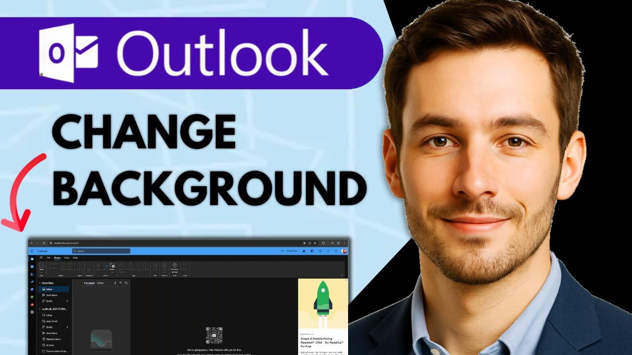 Как быстро изменить фон Microsoft Outlook (Руководство 2025)