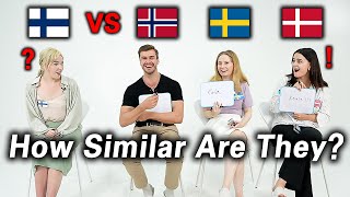 Finnish Language l Can Norwegian, Swedish and Danish Speakers Understand it? (Nordic Language)