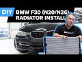 BMW F30 Radiator Replacement DIY (BMW N20 328i)