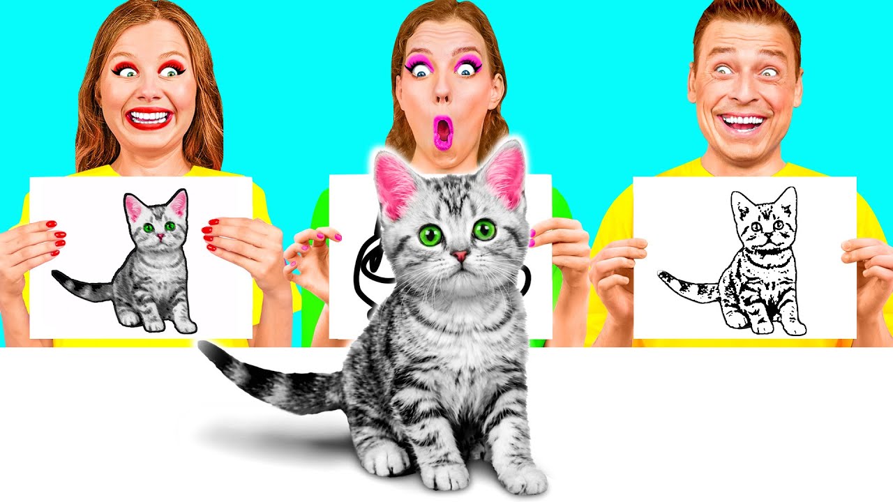 Кто Лучше Нарисует Предмет, Получит Его | Удивительные Креативные Трюки от Fun Teen