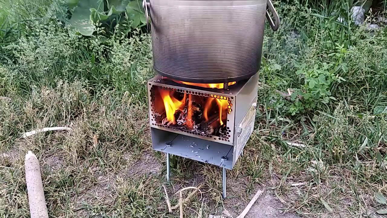 Печка из блоков