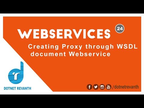 Video: Bagaimana cara membuat kelas proxy WSDL?