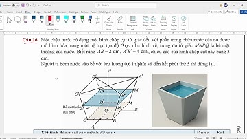 Đề ôn số 3 học kì 1 Toán 12 trường Nguyễn Khuyến Lê Thánh Tông  25 – 26 – Hoàng Xuân Nhàn. Phần 1