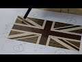 Union Jack end grain cutting board (version for woodworkers)