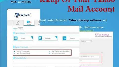How To Backup Your Yahoo Email Account?