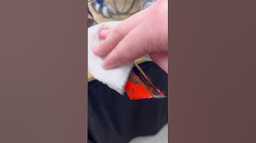 This resin handle is crazy!!  #bladesmith #knifemaking #knife #handmade #resin #diy  #chef