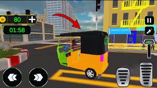 City Rickshaw Driving Games 3D I Rickshaw driving game play I Android game screenshot 1