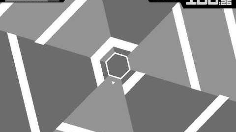 Super Hexagon level 3 and hypermode (ending song)