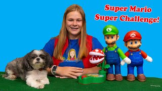 assistant and wiggles super mario super challenge with luigi and yoshi