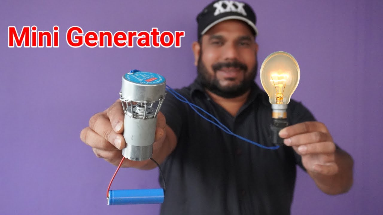 Mini Generator बनाने का आसान तरीका | Generator Science Project - YouTube