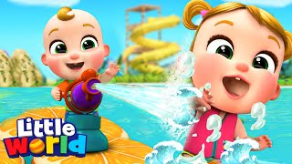 First Time At The Water Park | Kids Songs & Nursery Rhymes by Little World