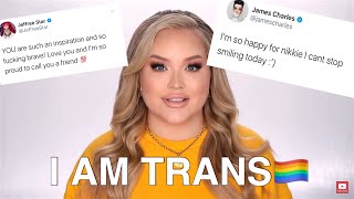 NikkieTutorials comes out as trans! + celebrities reactions