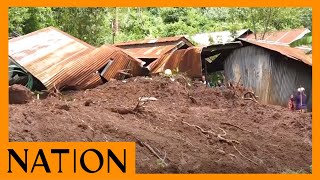 6 family members killed after landslide swept houses in Mathioya, Murang'a County