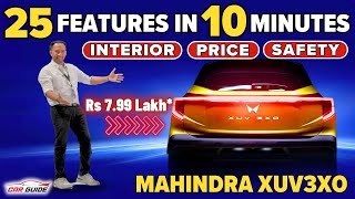 Mahindra XUV 3XO 2024 - Tata Nexon Killer | Price + Launch Date ?Panoramic Sunroof + ADAS | XUV300