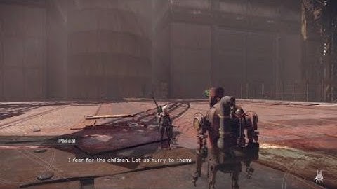 NieR:Automata_A2 and Pascal VS an army of machines