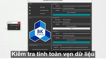 Chạy demo chương trình mã hóa và giải mã đơn giản.
