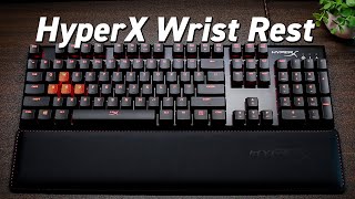 ハイパーXのゲーミングリストレストが最高の触り心地だった。 [HYPERX Wrist Rest/HyperX Alloy FPS]