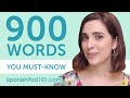 900 Words Every Spanish Beginner Must Know