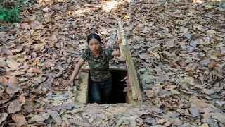 Girl Building World Most Secret Underground Home, Girl The Builder