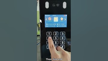 D21A User Register and Face Password Setting