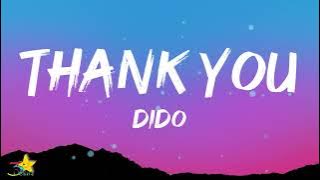 Dido - Thank You (Lyrics) | 'I want to thank you for giving me the best day of my life'