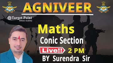 Conic Section | Maths | Surendra Sir | Agniveer 2022 | Target Point Defence Academy