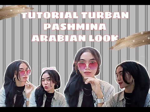Tutorial Turban Pashmina Crinkle | Arabian Look