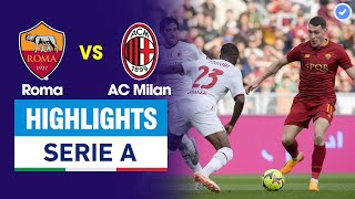 Highlights Roma vs AC Milan | Bắn phá liên hoàn - Rượt đuổi tỉ số kịch tính phút bù giờ