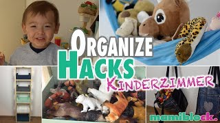 Ordnung im Kinderzimmer | ORGANIZE MOM HACKS | mamiblock