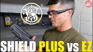 Smith and Wesson M&P Shield Plus PC vs Smith and Wesson M&P Shield EZ