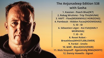The Anjunadeep Edition 538 with Sasha with tracklist