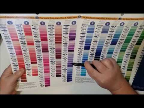 Diamond Art Color Chart