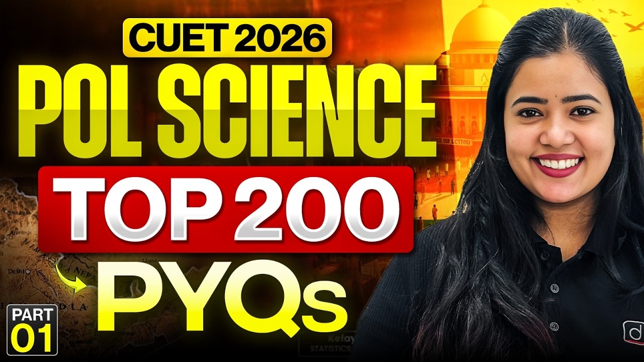 CUET 2026 Political Science Top 200 PYQs | Most Important Questions ...