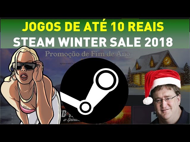 OS MELHORES JOGOS por MENOS de 10 REAIS AGORA no PC - STEAM WINTER