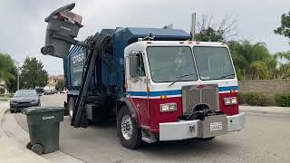 2 CR&R garbage trucks in Wildomar