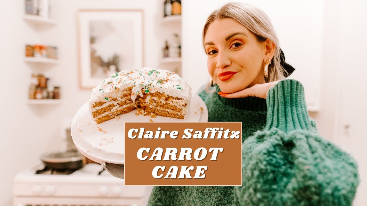 Claire Saffitz Carrot and Pecan Cake with Cream Cheese Frosting