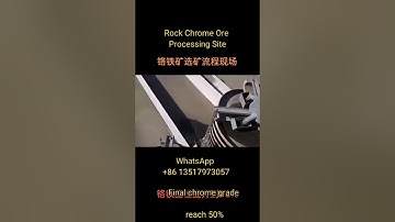Rock Chrome Ore Processing Line