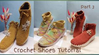 [cocok untuk PEMULA] Bikin Sepatu Kets Rajut Sendiri DENGAN MUDAH!👟 Part 3: pergelangan kaki.