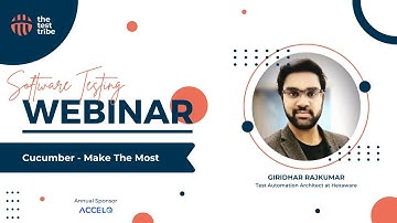 #TTTribeCast Webinar on | Cucumber | - Make The Most by Giridhar Rajkumar | cucumber-java framework