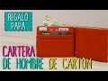 Cartera Para Hombre Reciclada | Cartera De Cartón | Regalos Día del Padre | Catwalk Cartonaje