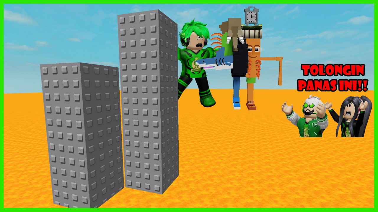 Aku Berhasil Selamatkan Brainrot Secret Dari Genangan Lava - Roblox Save Brainrot From Lava