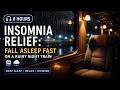 [8 HOURS] Insomnia Relief: Fall Asleep Fast on a Rainy Night Train 🚆🌧️