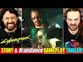 CYBERPUNK 2077 | STORY & BrainDance GAMEPLAY TRAILER - REACTION! (Keanu Reeves)