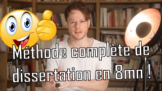 Méthode dissertation de philo en 8mn !